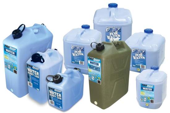 Pro Quip 10L Light Blue Plastic Water Jerry Can