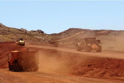 mining activities at Mt Dove commenced in November 2012.