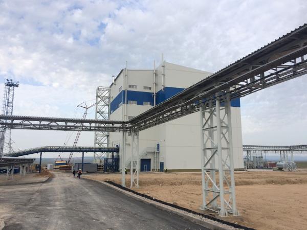 The EuroChem plant in Zhanatas where LOESCHE technology helps to produce phosphate fertilizers.