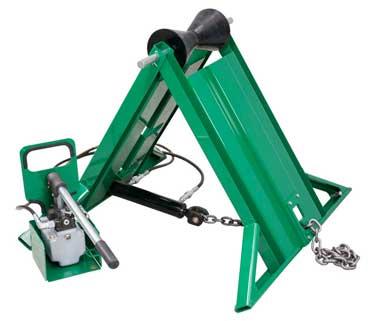 McElroy Hydraulically Adjusted Pipe Stand
