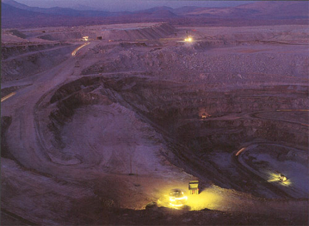 Collahuasi copper mine, Chile